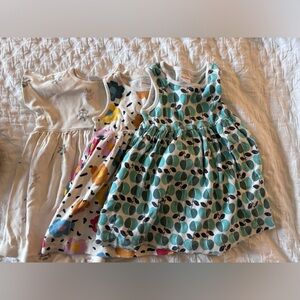 Bundle of 3 Hanna Andersson Dresses 3T